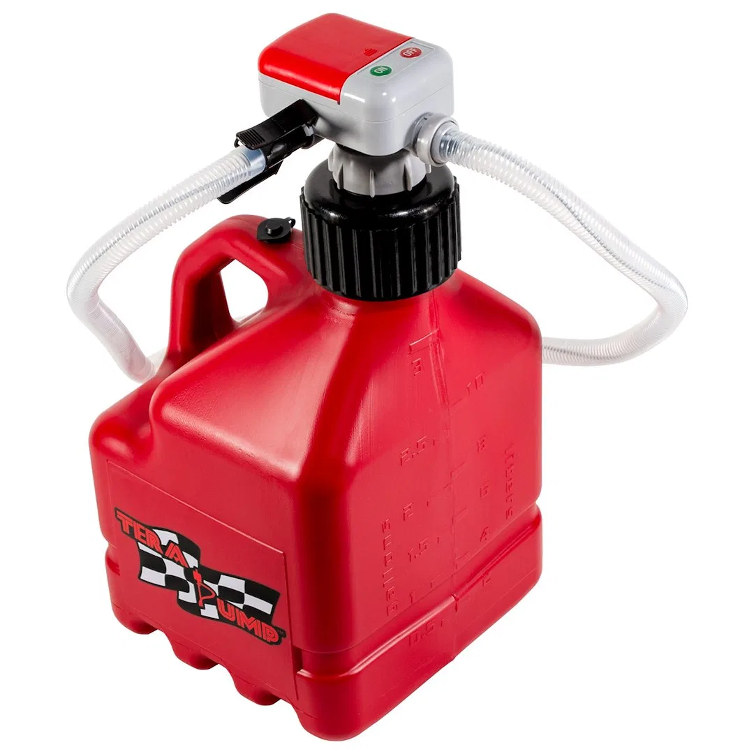 20157 – TERA PUMP Dispensing Pump, Works With 3 Gallon Racing Jug Use For Racing Fuel 2.3 Gallons Per Minute Battery ...